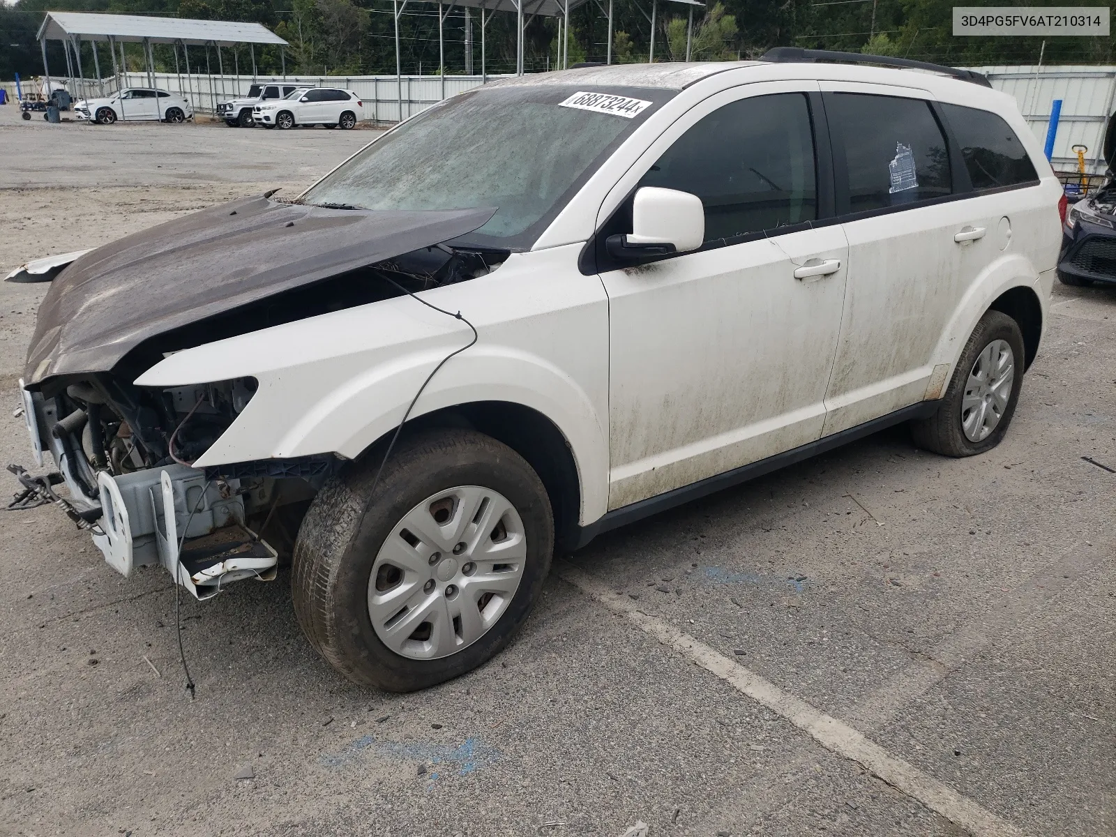 2010 Dodge Journey Sxt VIN: 3D4PG5FV6AT210314 Lot: 68873244