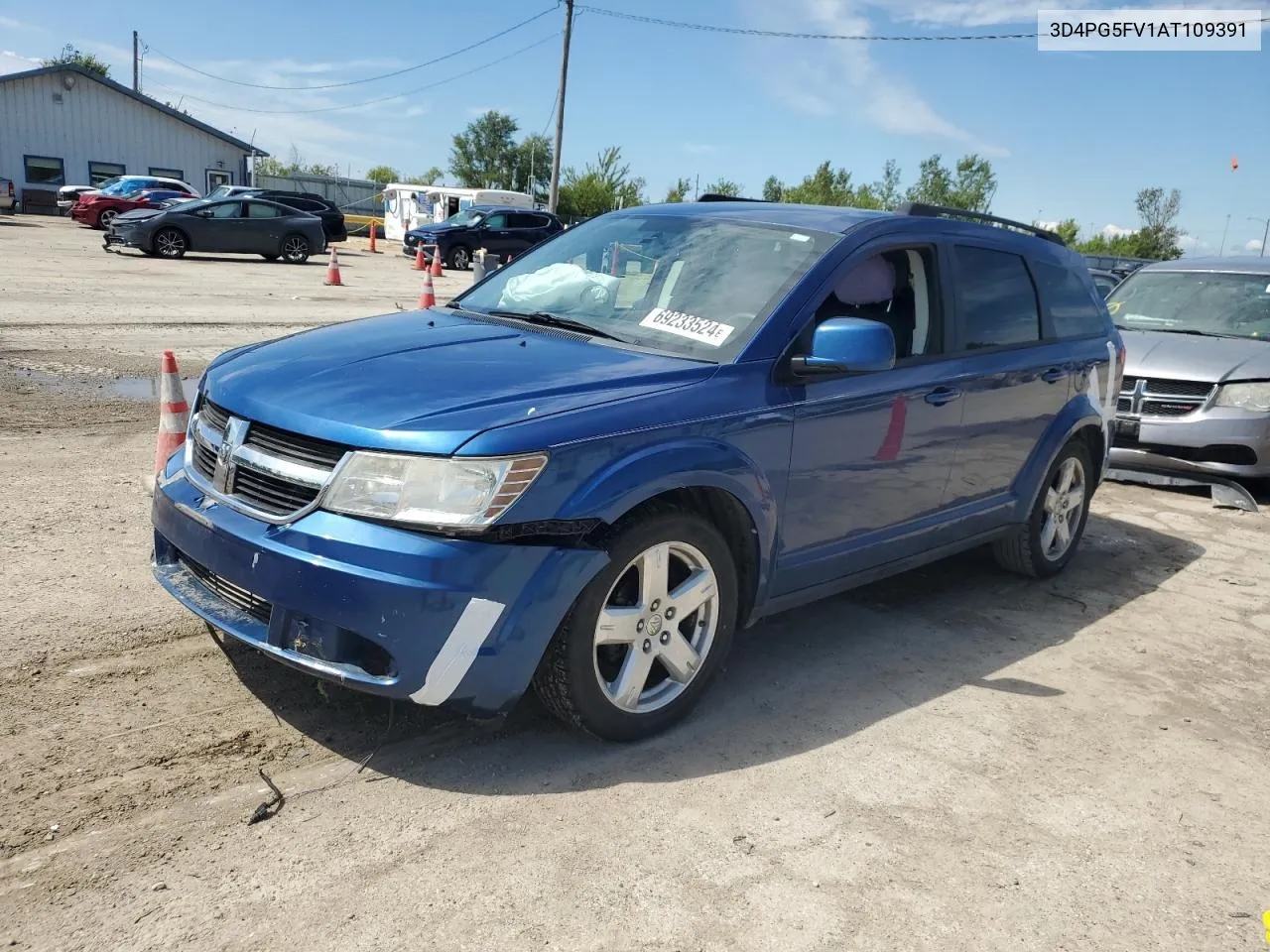 2010 Dodge Journey Sxt VIN: 3D4PG5FV1AT109391 Lot: 69233524