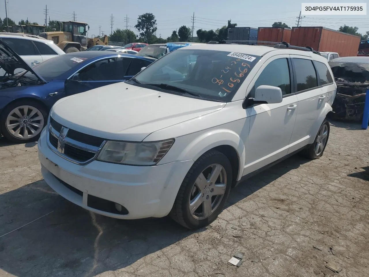 2010 Dodge Journey Sxt VIN: 3D4PG5FV4AT175935 Lot: 69409724