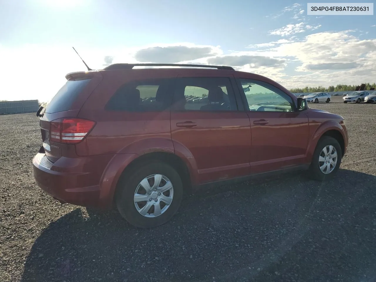 2010 Dodge Journey Se VIN: 3D4PG4FB8AT230631 Lot: 69868364