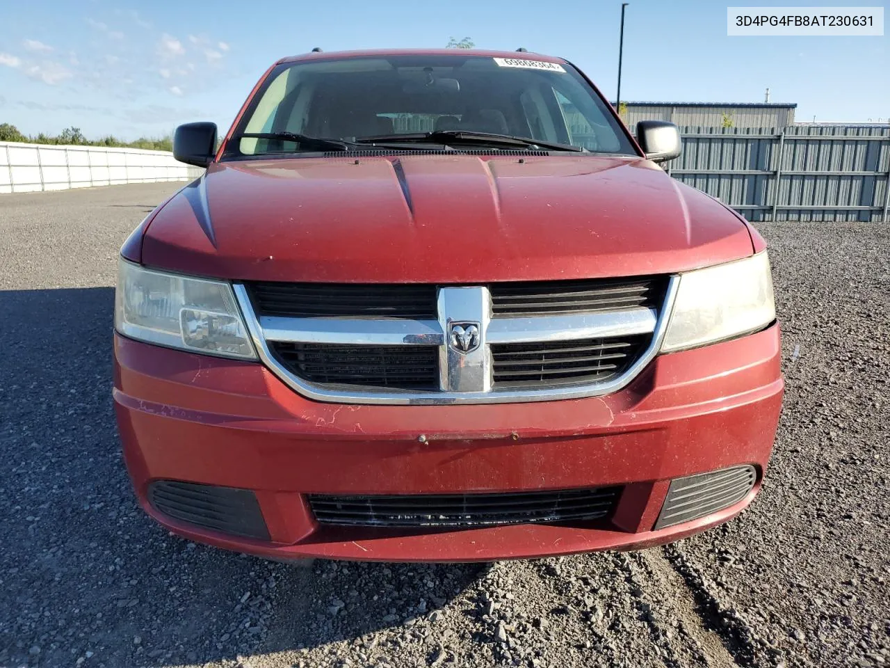 2010 Dodge Journey Se VIN: 3D4PG4FB8AT230631 Lot: 69868364