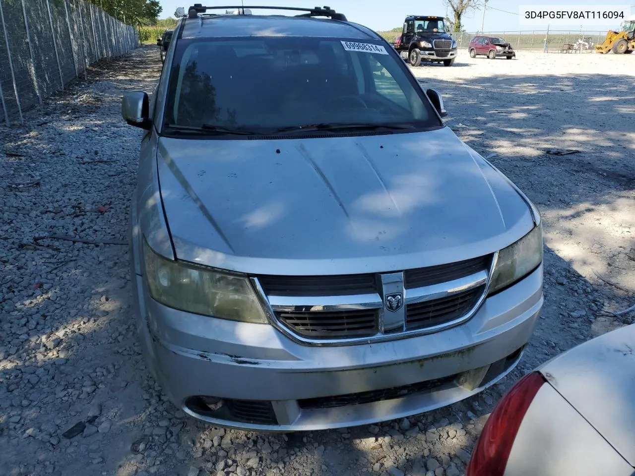 2010 Dodge Journey Sxt VIN: 3D4PG5FV8AT116094 Lot: 69968314