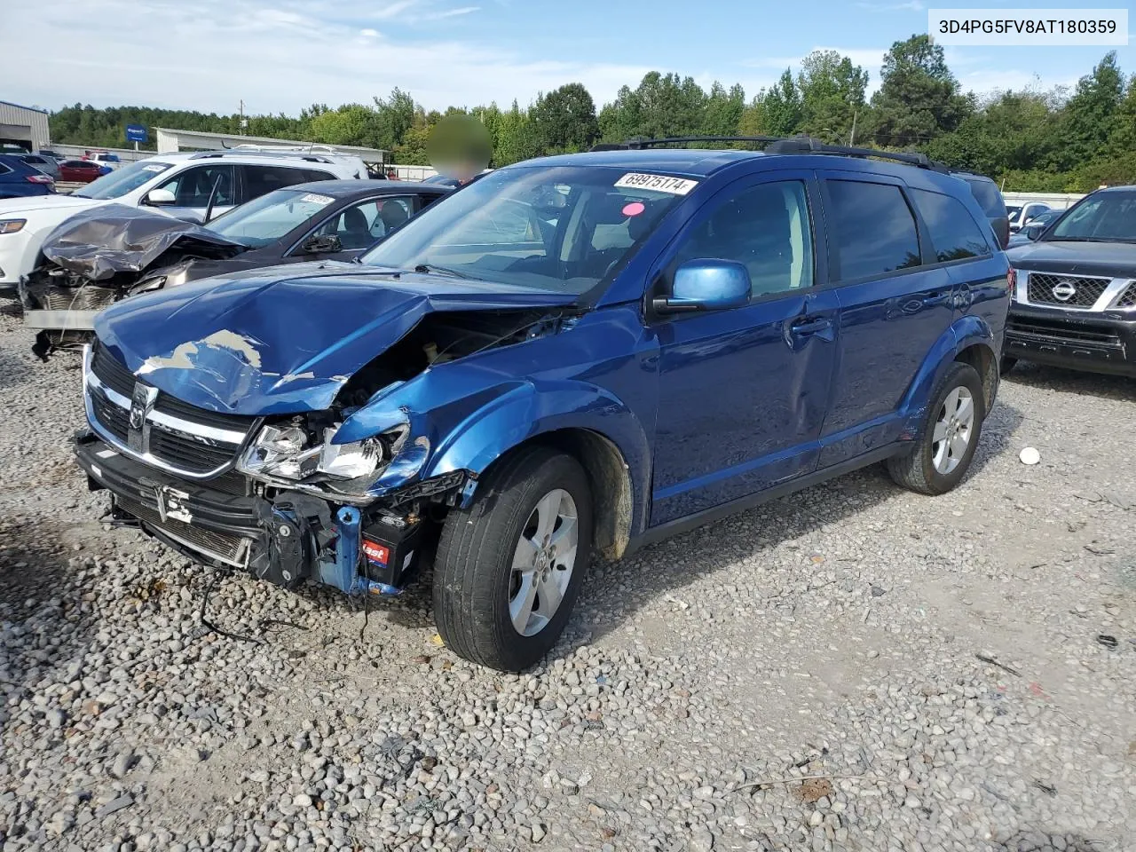 2010 Dodge Journey Sxt VIN: 3D4PG5FV8AT180359 Lot: 69975174