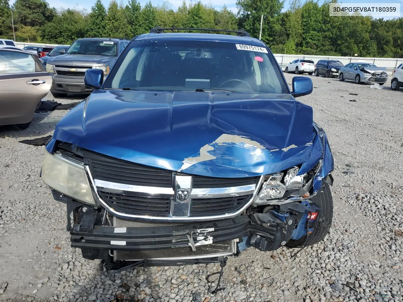 2010 Dodge Journey Sxt VIN: 3D4PG5FV8AT180359 Lot: 69975174