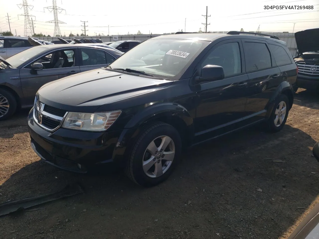 2010 Dodge Journey Sxt VIN: 3D4PG5FV4AT269488 Lot: 70823634