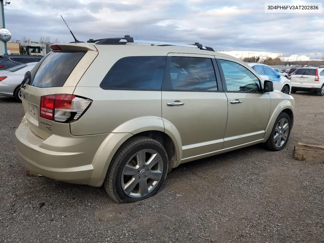 2010 Dodge Journey R/T VIN: 3D4PH6FV3AT202836 Lot: 72152574