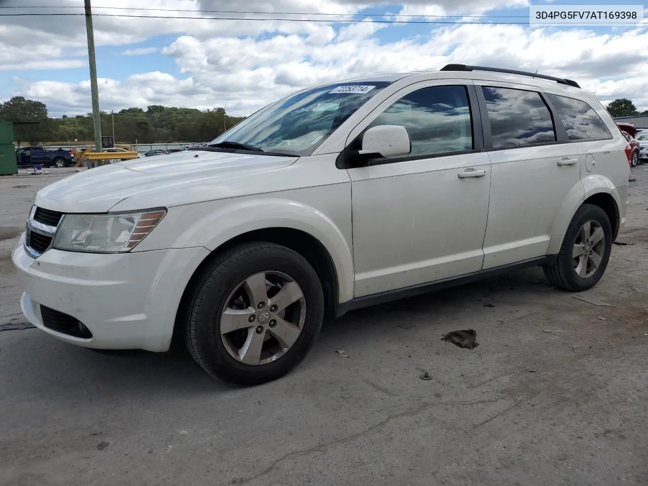 2010 Dodge Journey Sxt VIN: 3D4PG5FV7AT169398 Lot: 72253714