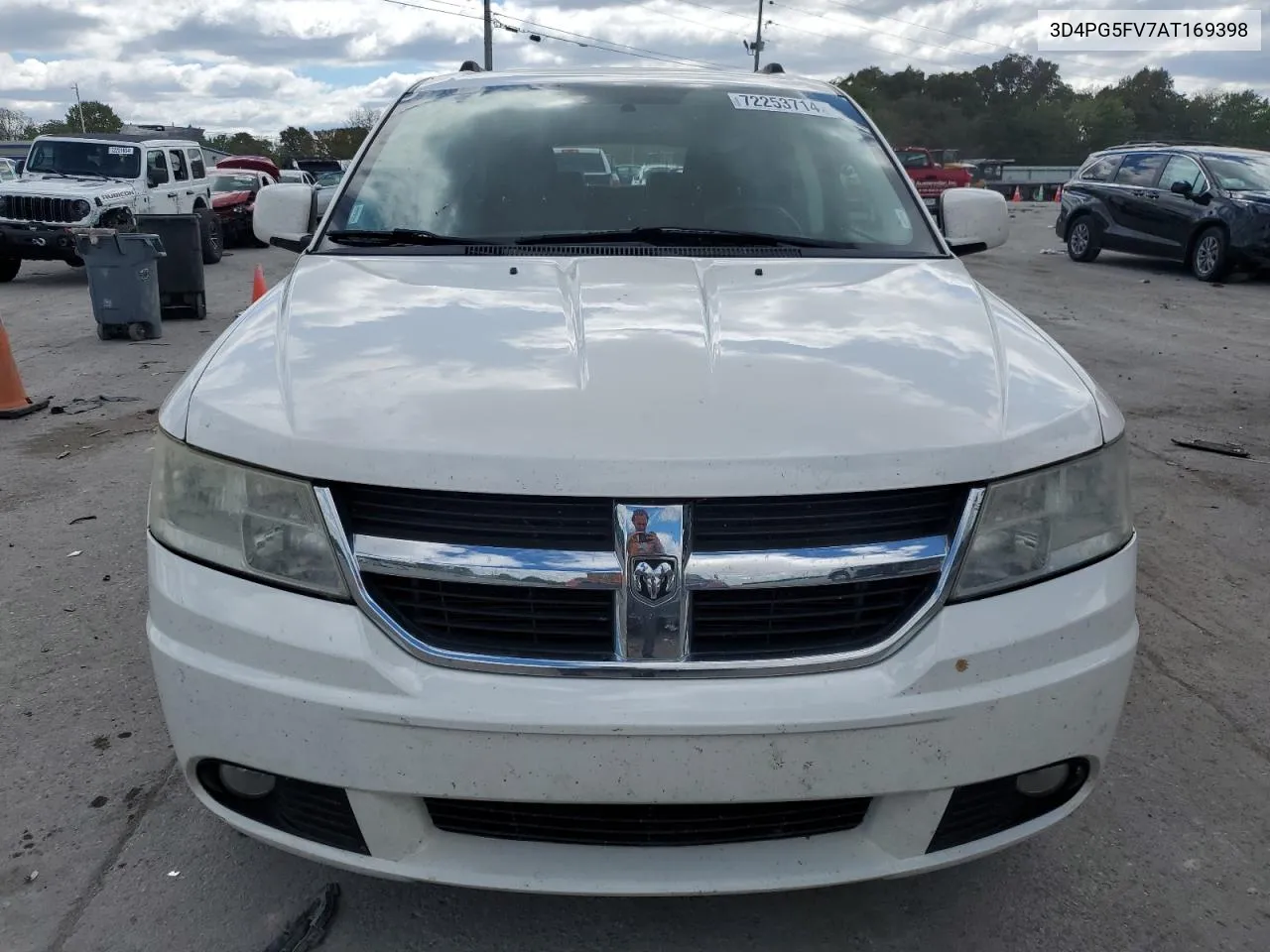 2010 Dodge Journey Sxt VIN: 3D4PG5FV7AT169398 Lot: 72253714