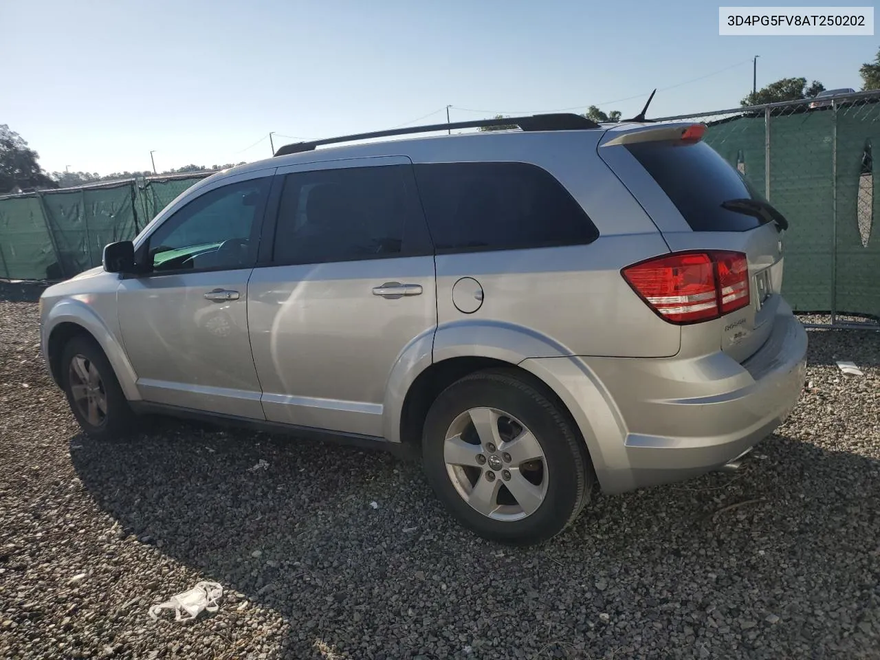 2010 Dodge Journey Sxt VIN: 3D4PG5FV8AT250202 Lot: 72782914