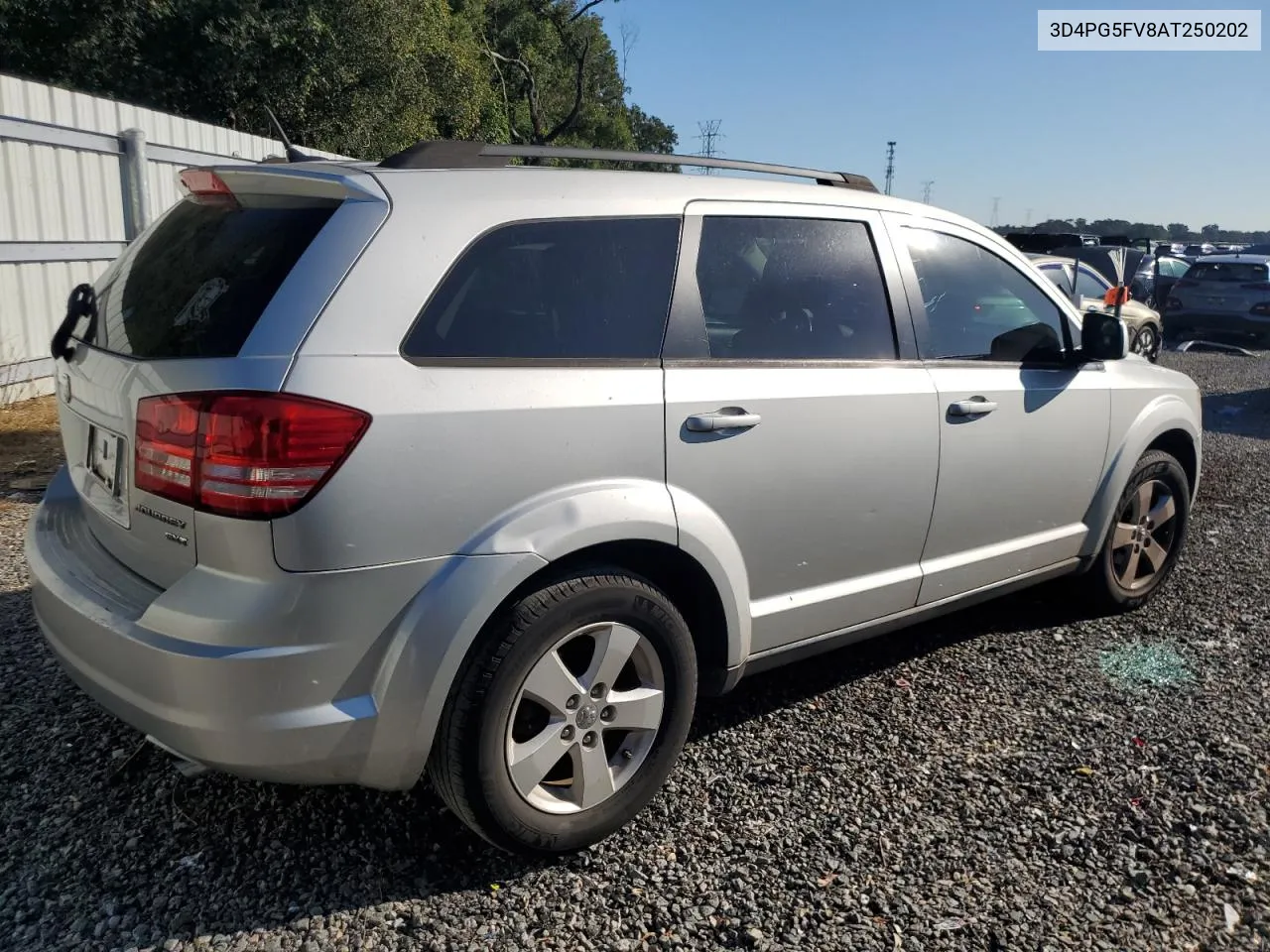 2010 Dodge Journey Sxt VIN: 3D4PG5FV8AT250202 Lot: 72782914