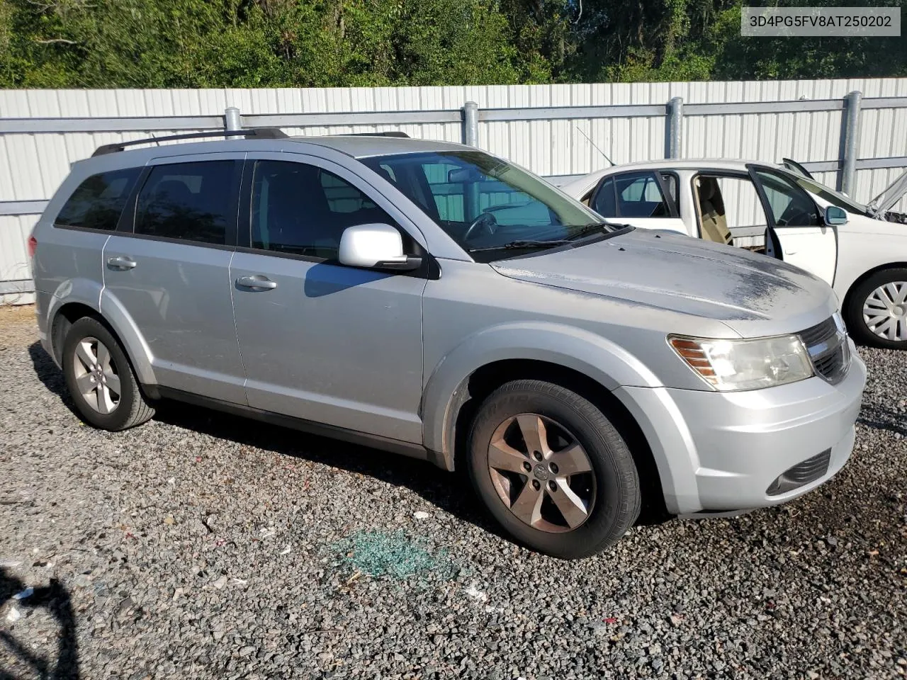 2010 Dodge Journey Sxt VIN: 3D4PG5FV8AT250202 Lot: 72782914