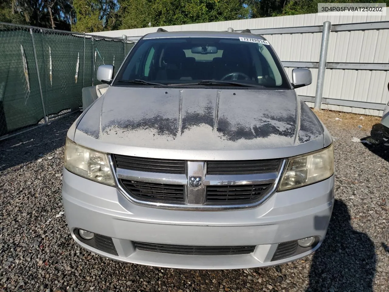 2010 Dodge Journey Sxt VIN: 3D4PG5FV8AT250202 Lot: 72782914