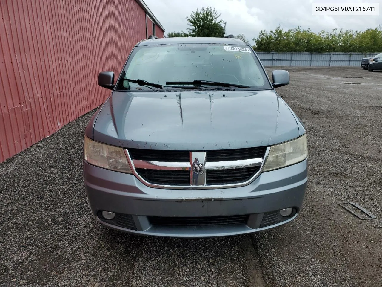 2010 Dodge Journey Sxt VIN: 3D4PG5FV0AT216741 Lot: 72913094