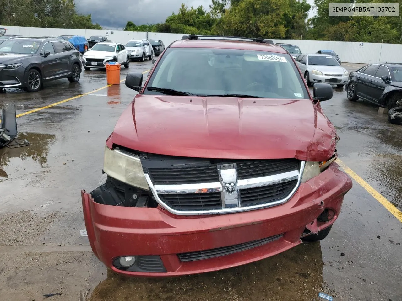 2010 Dodge Journey Se VIN: 3D4PG4FB5AT105702 Lot: 73052694