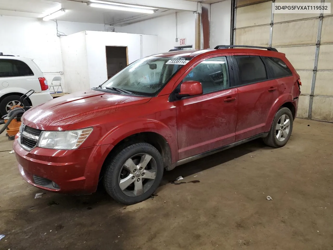 2010 Dodge Journey Sxt VIN: 3D4PG5FVXAT119532 Lot: 73338114