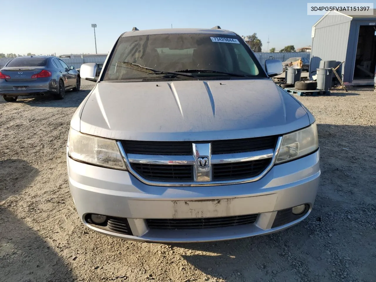 2010 Dodge Journey Sxt VIN: 3D4PG5FV3AT151397 Lot: 73429844