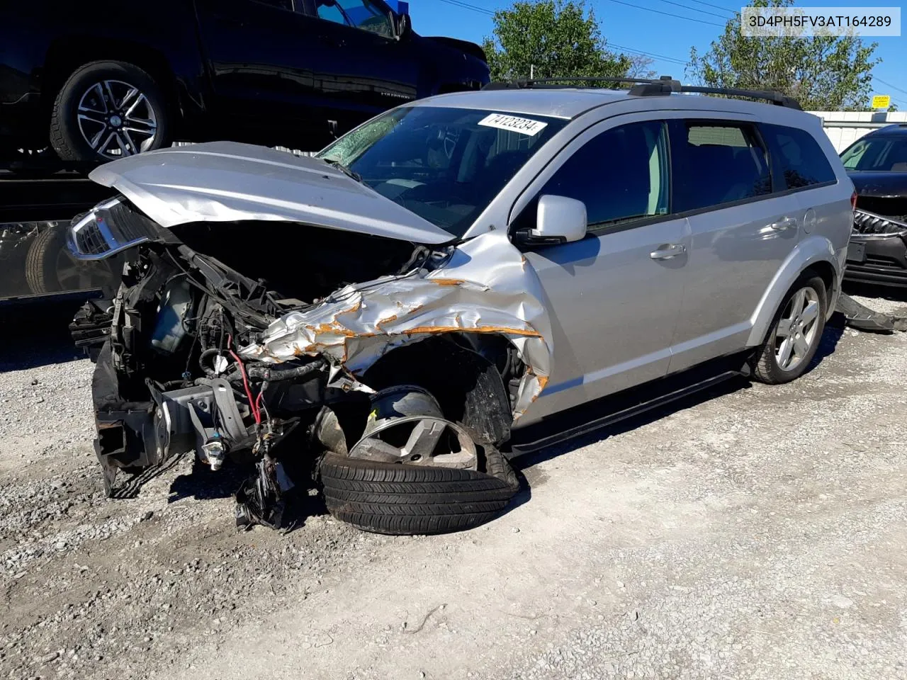 2010 Dodge Journey Sxt VIN: 3D4PH5FV3AT164289 Lot: 74123234