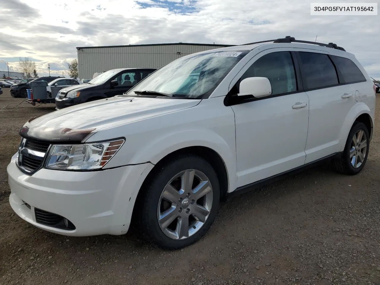 2010 Dodge Journey Sxt VIN: 3D4PG5FV1AT195642 Lot: 74379024