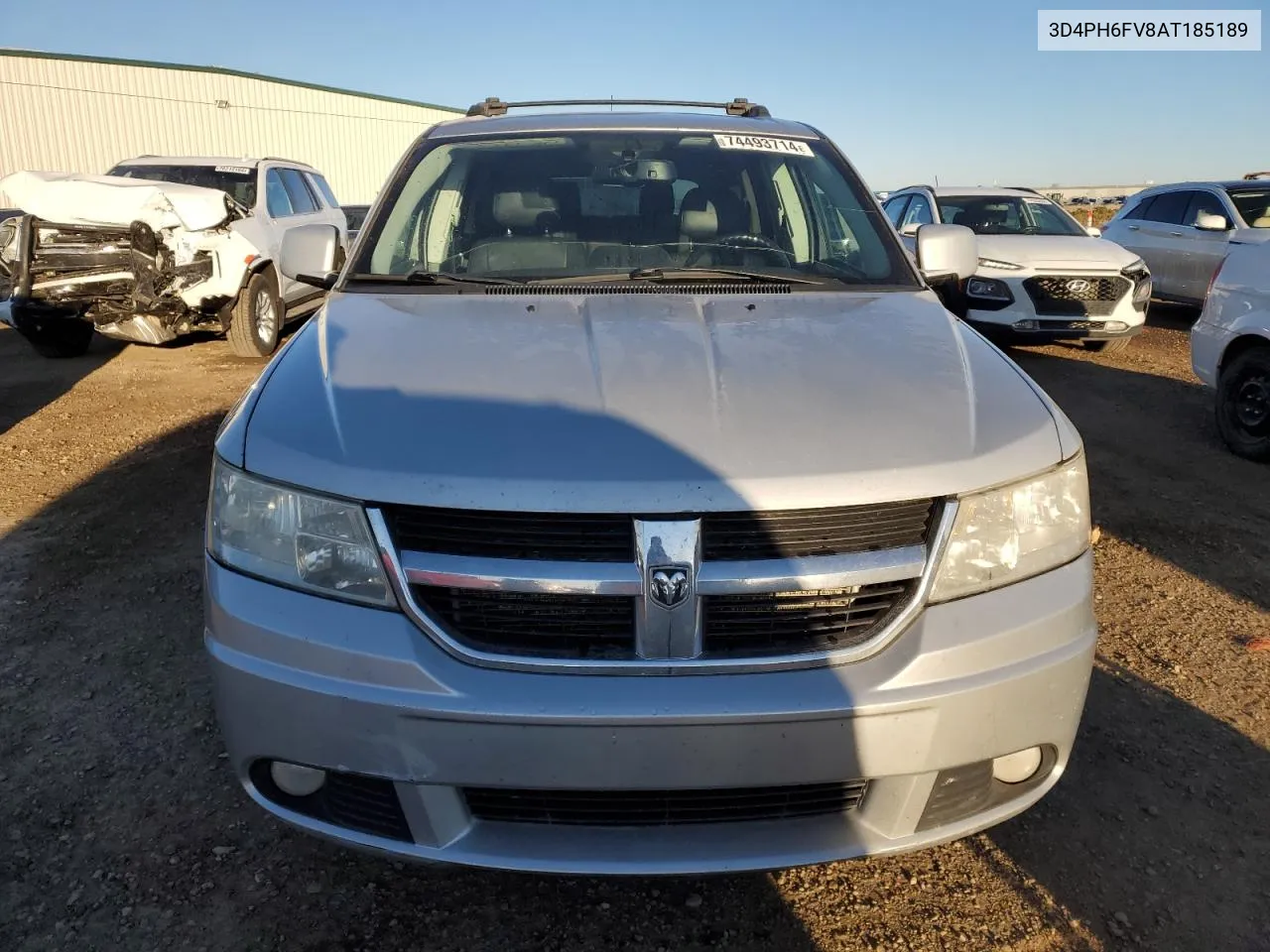 2010 Dodge Journey R/T VIN: 3D4PH6FV8AT185189 Lot: 74493714