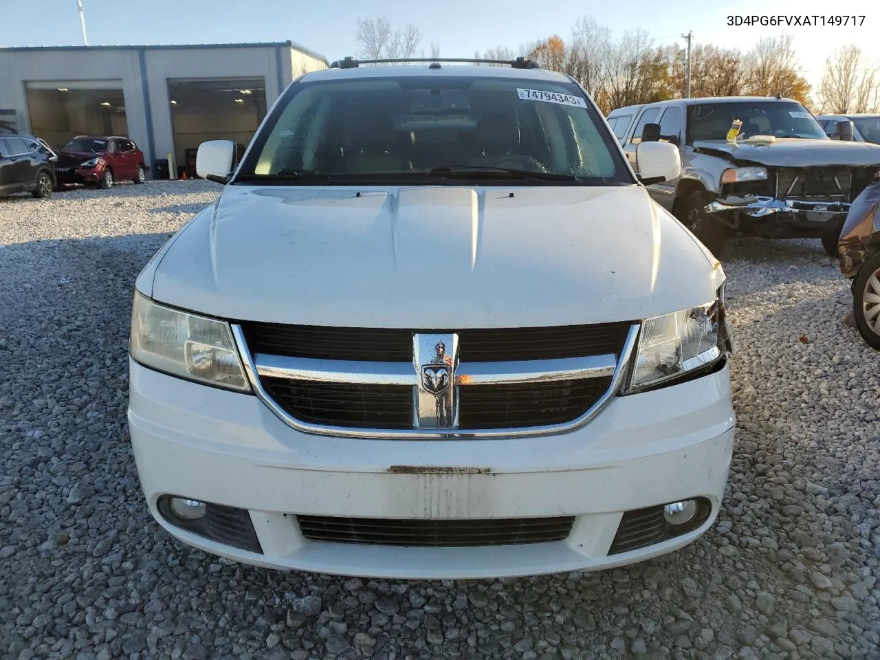 2010 Dodge Journey R/T VIN: 3D4PG6FVXAT149717 Lot: 74794343