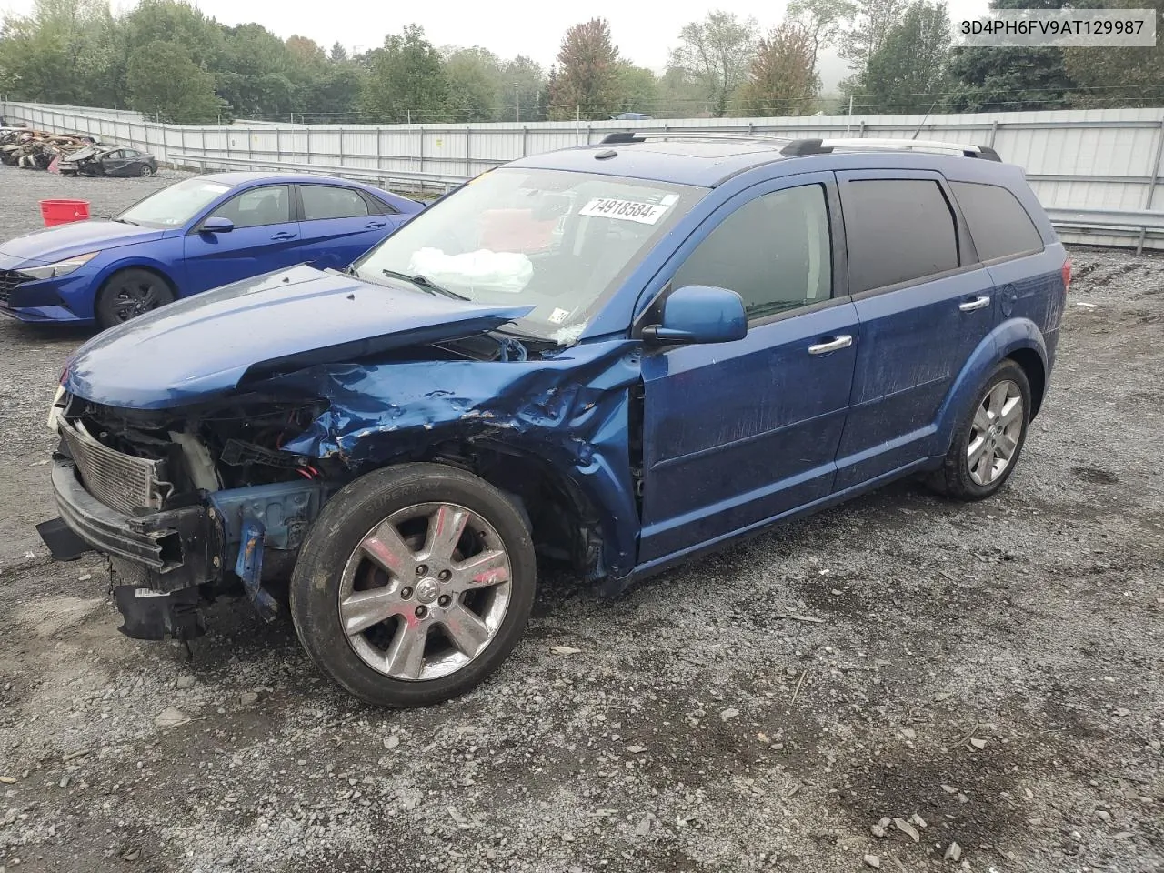 2010 Dodge Journey R/T VIN: 3D4PH6FV9AT129987 Lot: 74918584