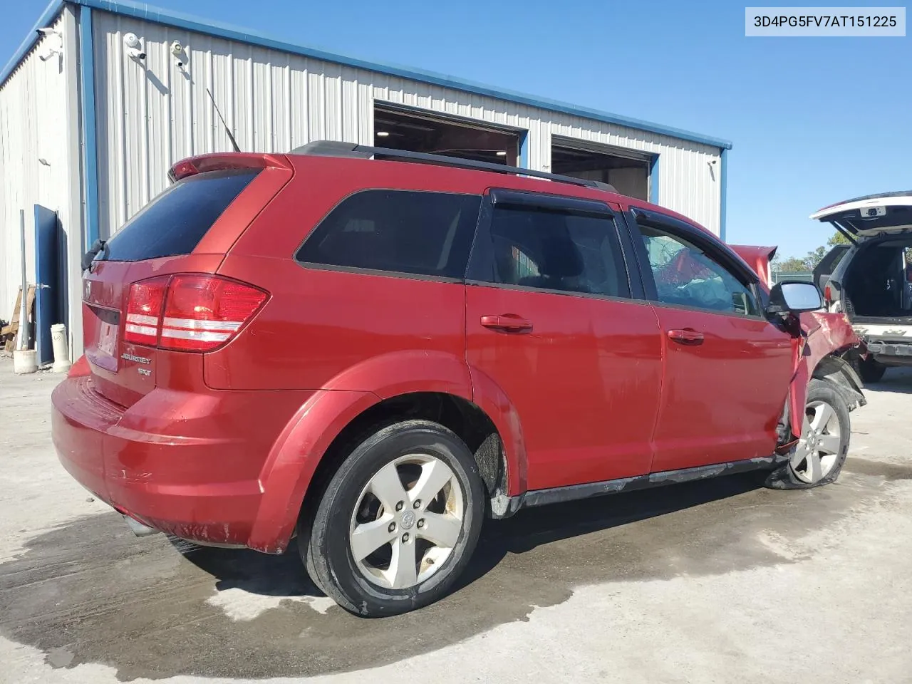 2010 Dodge Journey Sxt VIN: 3D4PG5FV7AT151225 Lot: 75449164