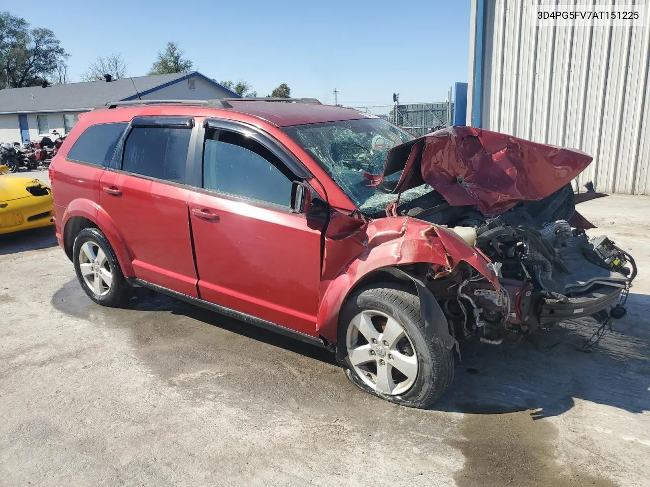 2010 Dodge Journey Sxt VIN: 3D4PG5FV7AT151225 Lot: 75449164