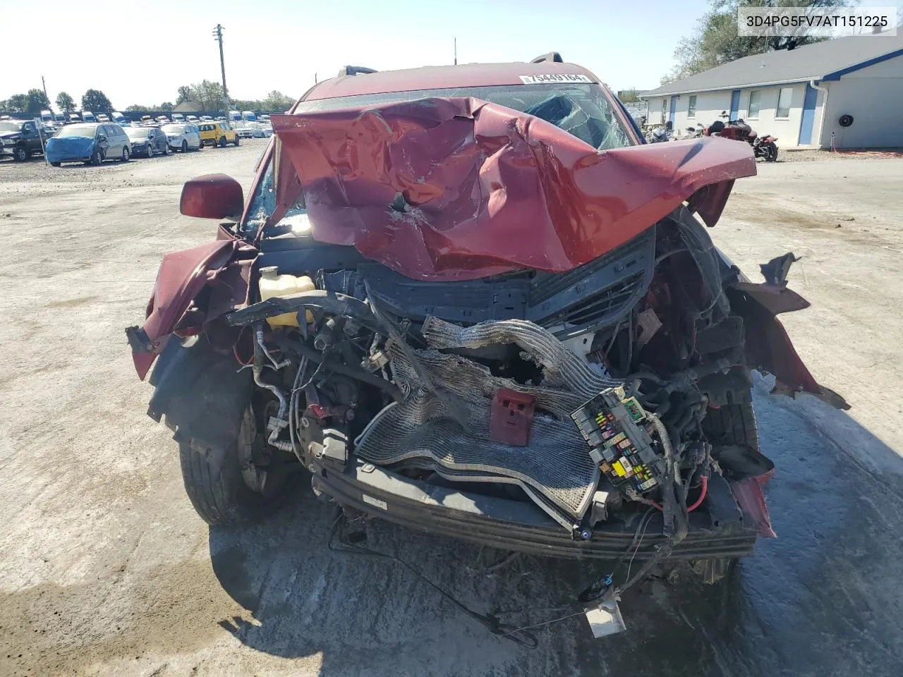 2010 Dodge Journey Sxt VIN: 3D4PG5FV7AT151225 Lot: 75449164