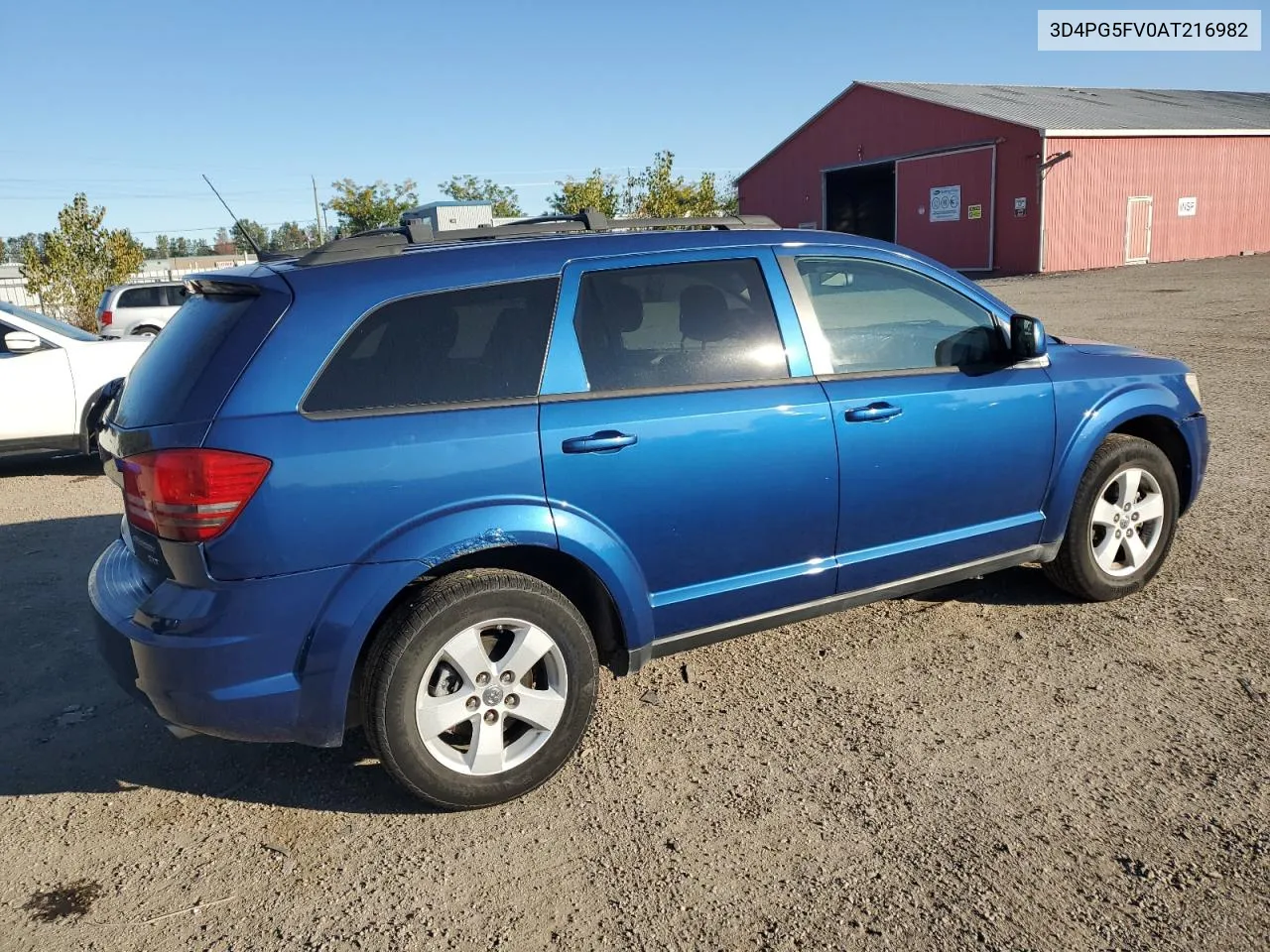 3D4PG5FV0AT216982 2010 Dodge Journey Sxt