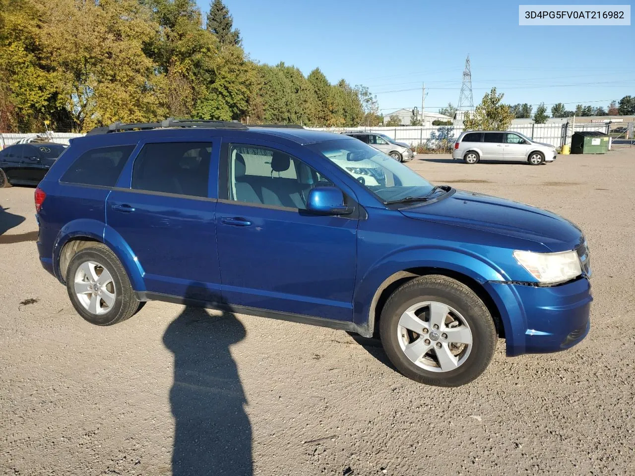 2010 Dodge Journey Sxt VIN: 3D4PG5FV0AT216982 Lot: 75619574