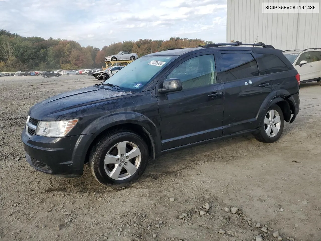 2010 Dodge Journey Sxt VIN: 3D4PG5FV0AT191436 Lot: 75795854