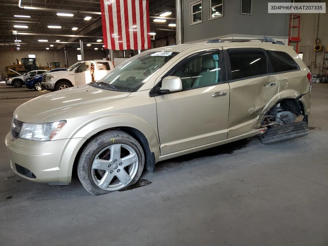 2010 Dodge Journey R/T VIN: 3D4PH6FV6AT207335 Lot: 76270634