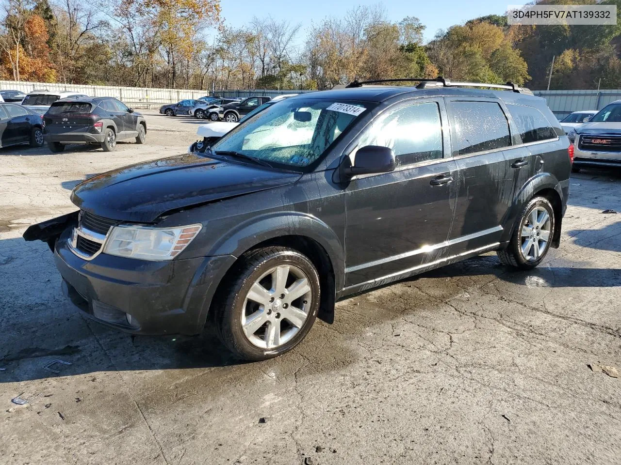 2010 Dodge Journey Sxt VIN: 3D4PH5FV7AT139332 Lot: 77073314