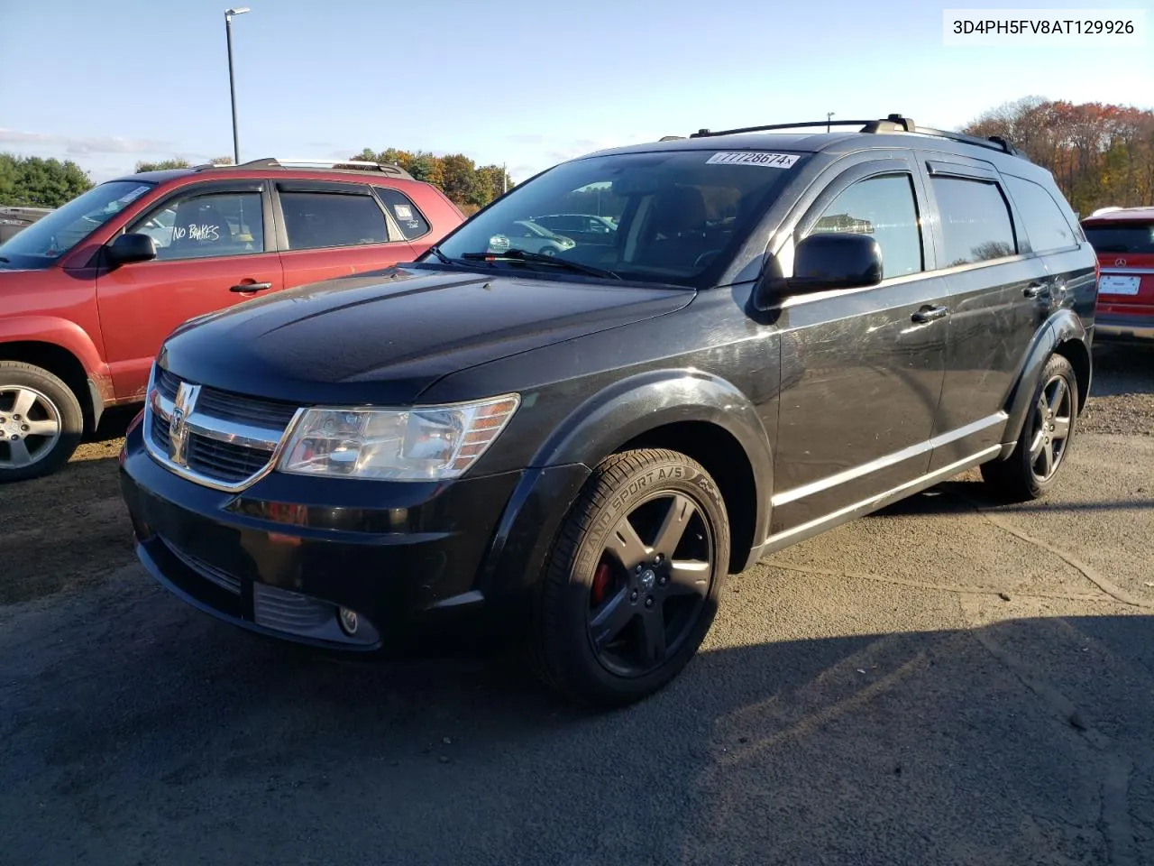 2010 Dodge Journey Sxt VIN: 3D4PH5FV8AT129926 Lot: 77728674