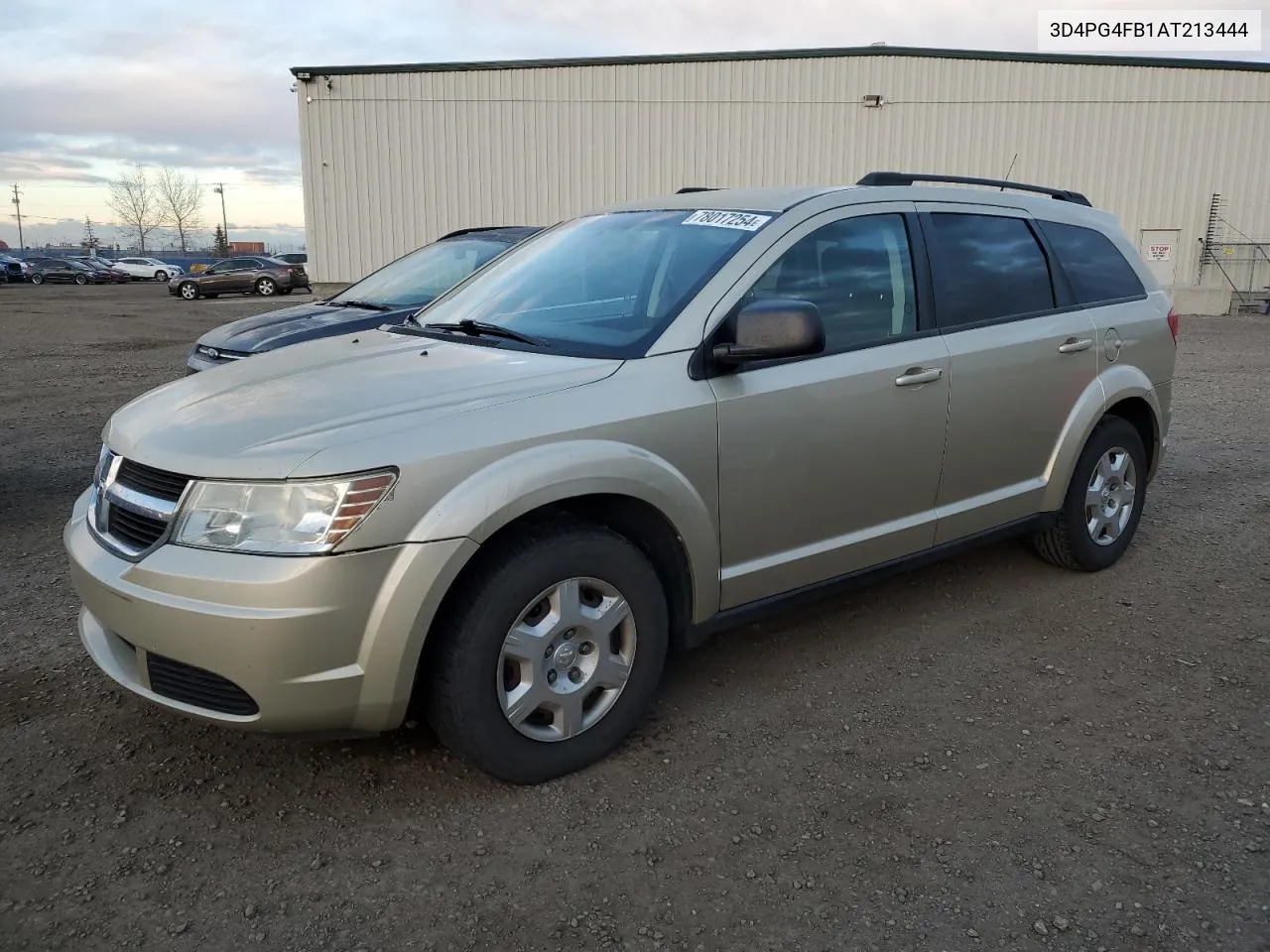 2010 Dodge Journey Se VIN: 3D4PG4FB1AT213444 Lot: 78017254