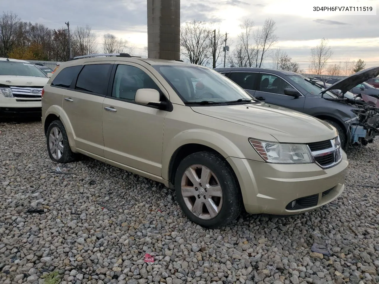 2010 Dodge Journey R/T VIN: 3D4PH6FV7AT111519 Lot: 78282504