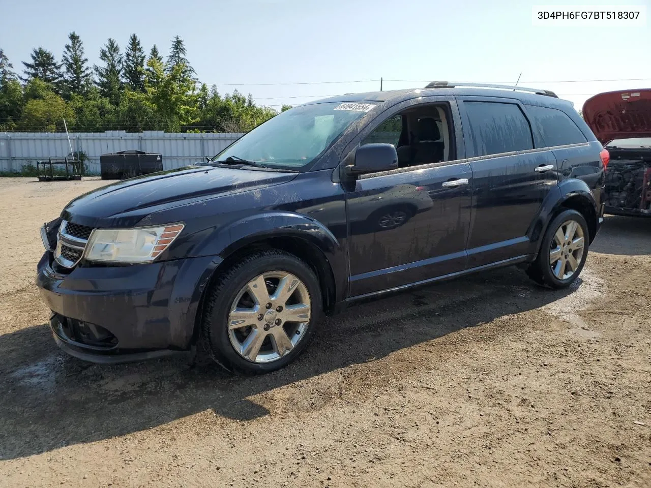 2011 Dodge Journey R/T VIN: 3D4PH6FG7BT518307 Lot: 64941554