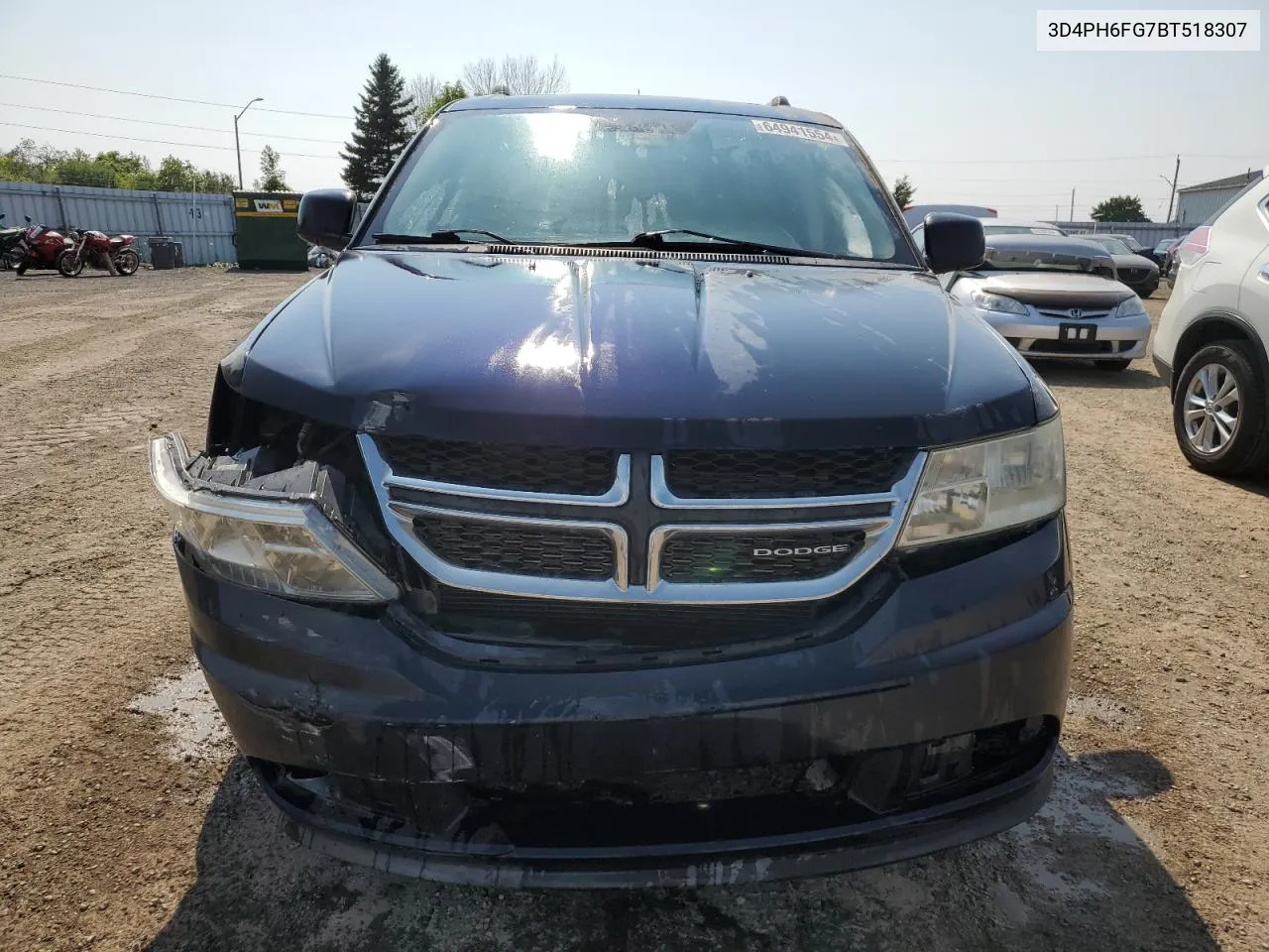 2011 Dodge Journey R/T VIN: 3D4PH6FG7BT518307 Lot: 64941554