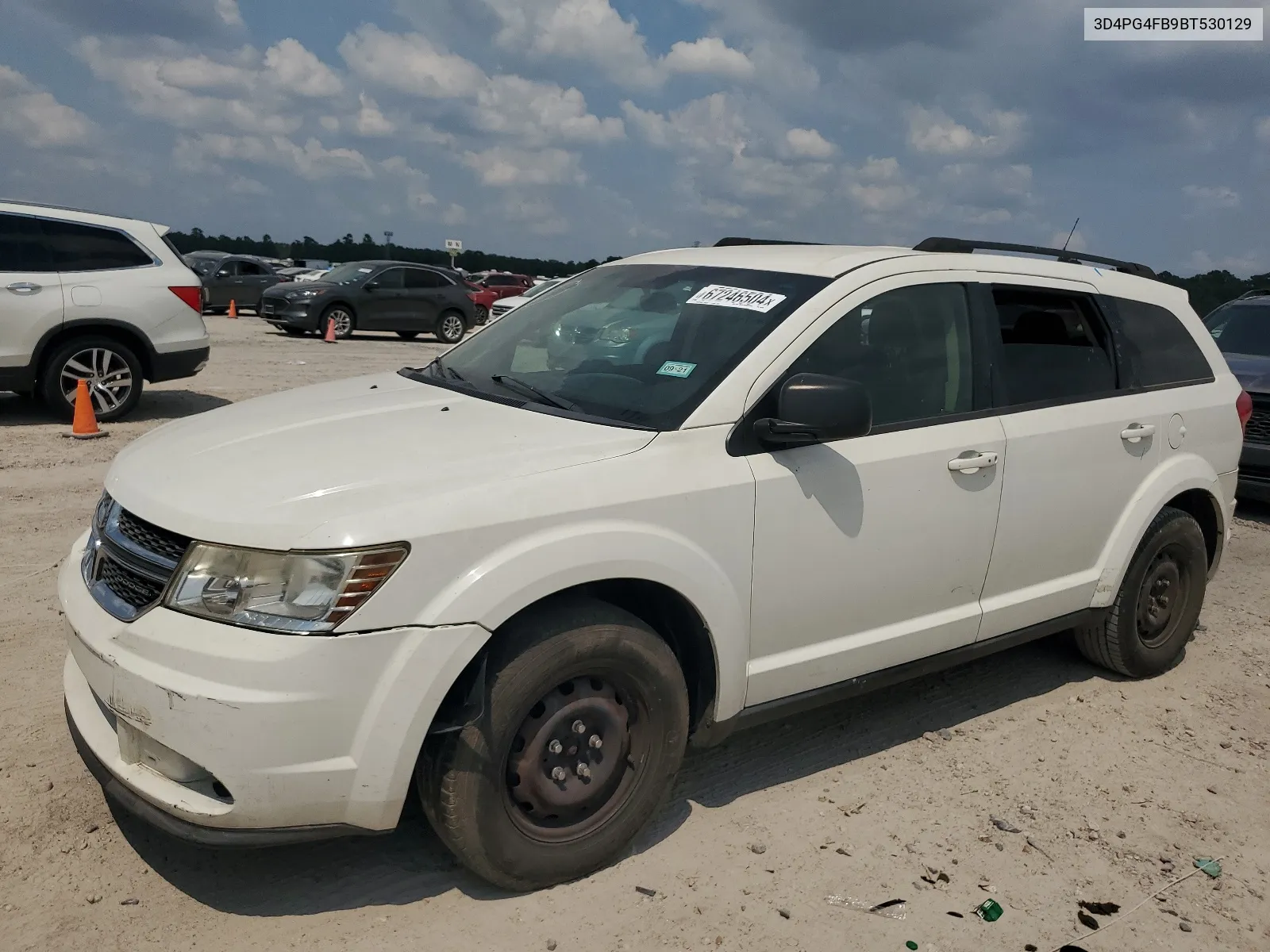 2011 Dodge Journey Express VIN: 3D4PG4FB9BT530129 Lot: 67246504