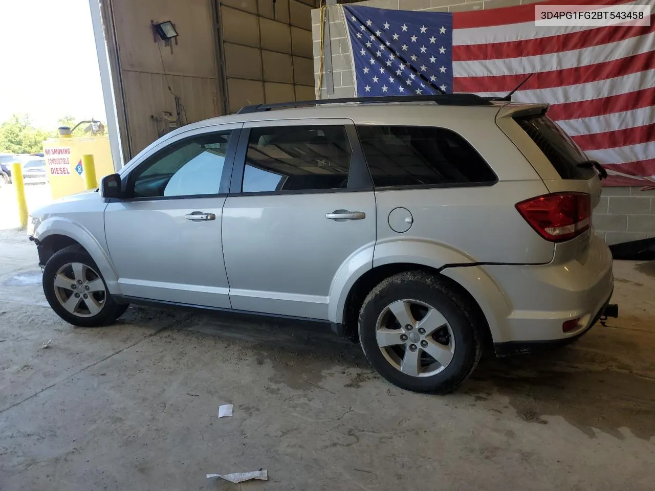 2011 Dodge Journey Mainstreet VIN: 3D4PG1FG2BT543458 Lot: 67511084