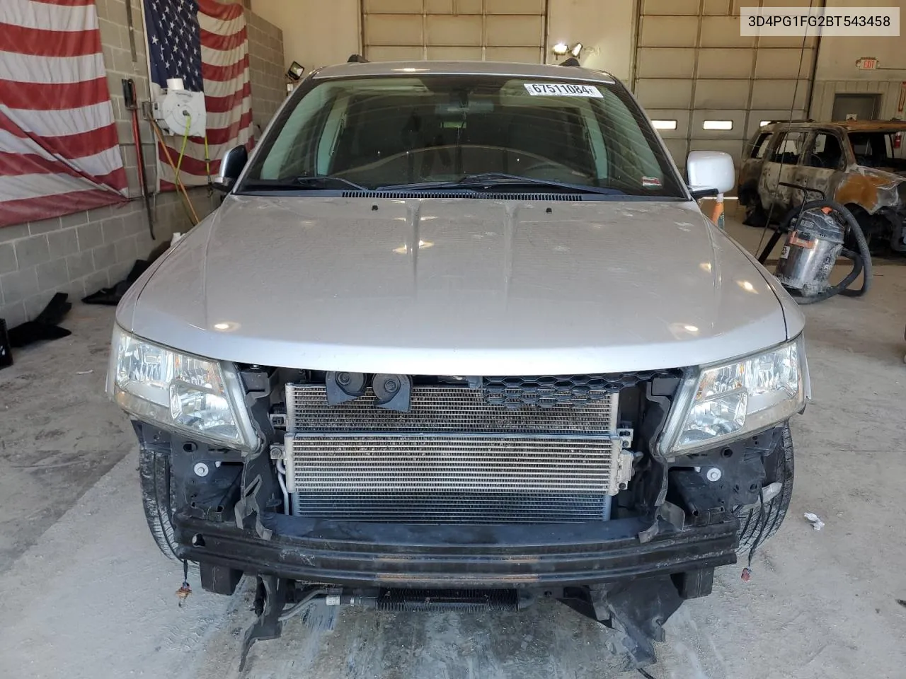 2011 Dodge Journey Mainstreet VIN: 3D4PG1FG2BT543458 Lot: 67511084