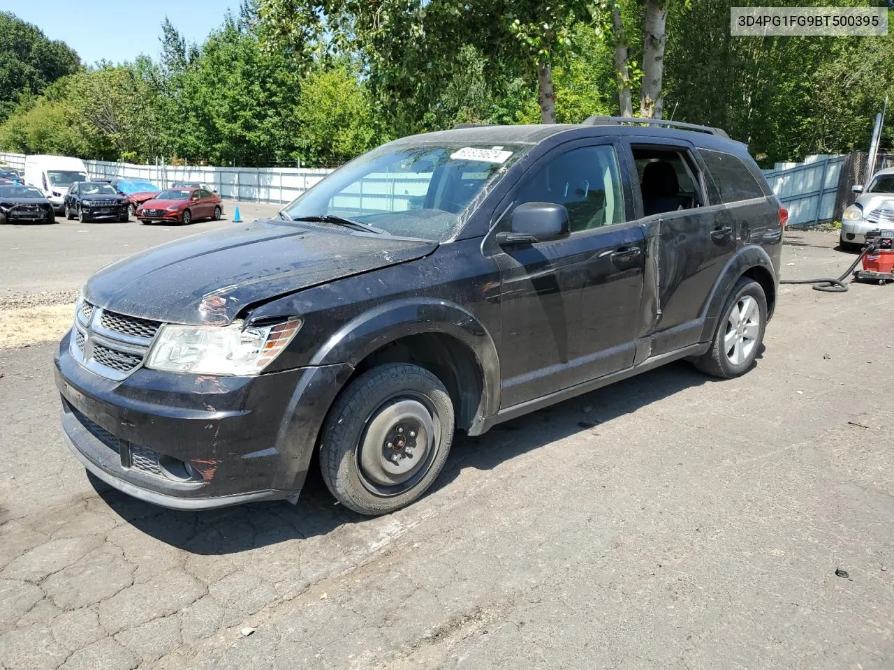 2011 Dodge Journey Mainstreet VIN: 3D4PG1FG9BT500395 Lot: 69044904