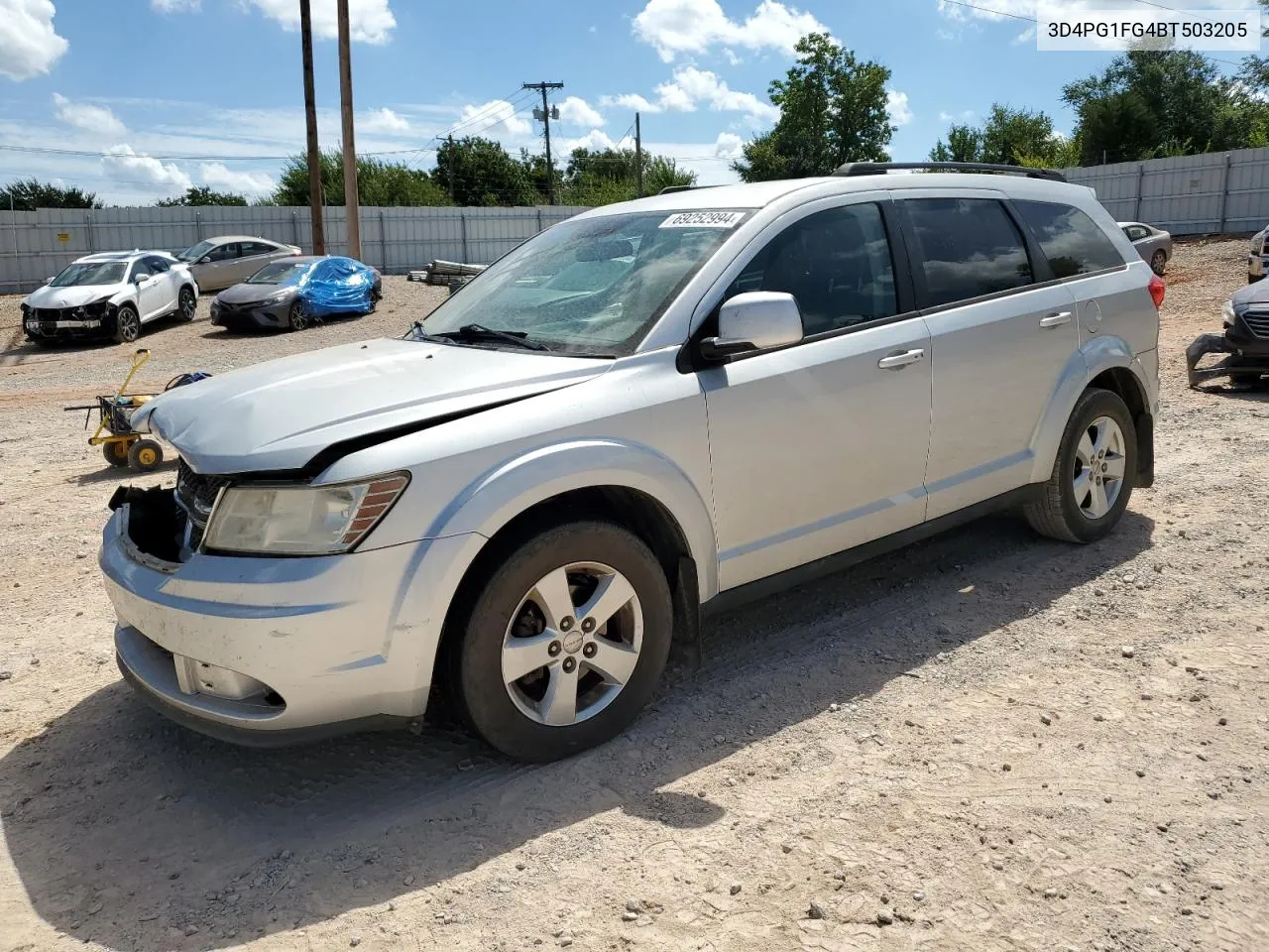 2011 Dodge Journey Mainstreet VIN: 3D4PG1FG4BT503205 Lot: 69252994