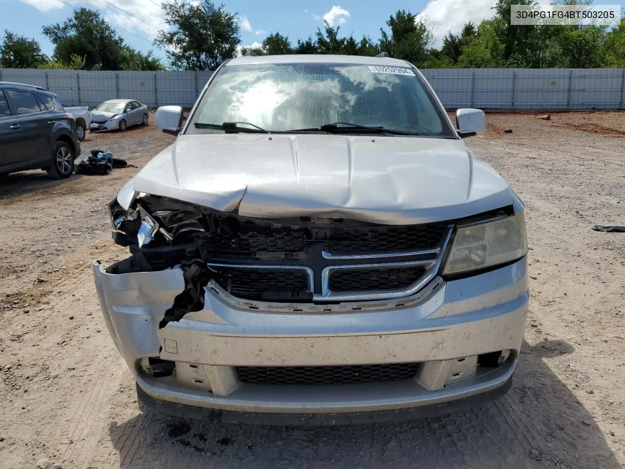 2011 Dodge Journey Mainstreet VIN: 3D4PG1FG4BT503205 Lot: 69252994