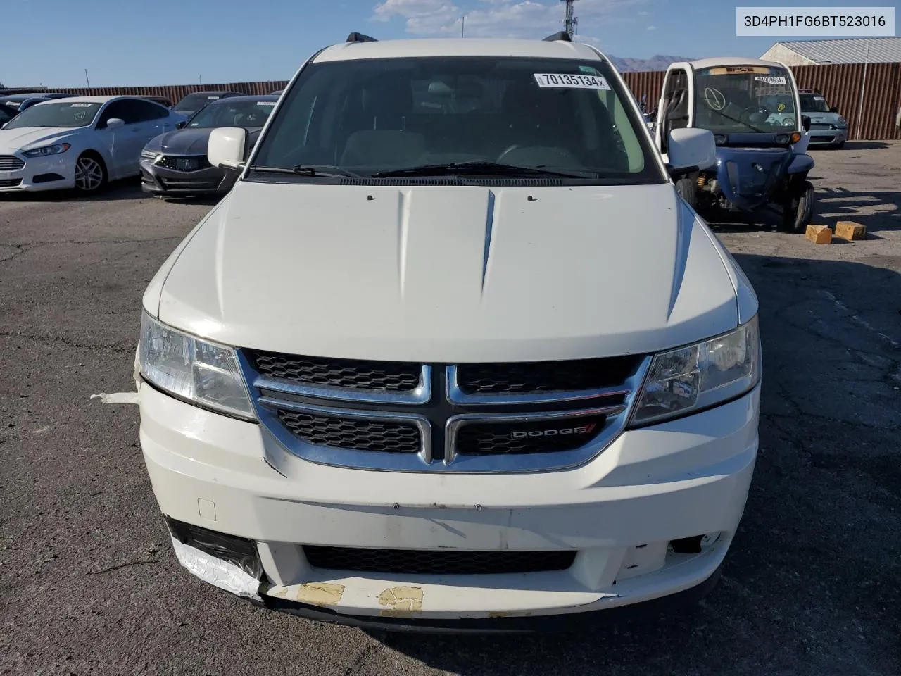 2011 Dodge Journey Mainstreet VIN: 3D4PH1FG6BT523016 Lot: 70135134