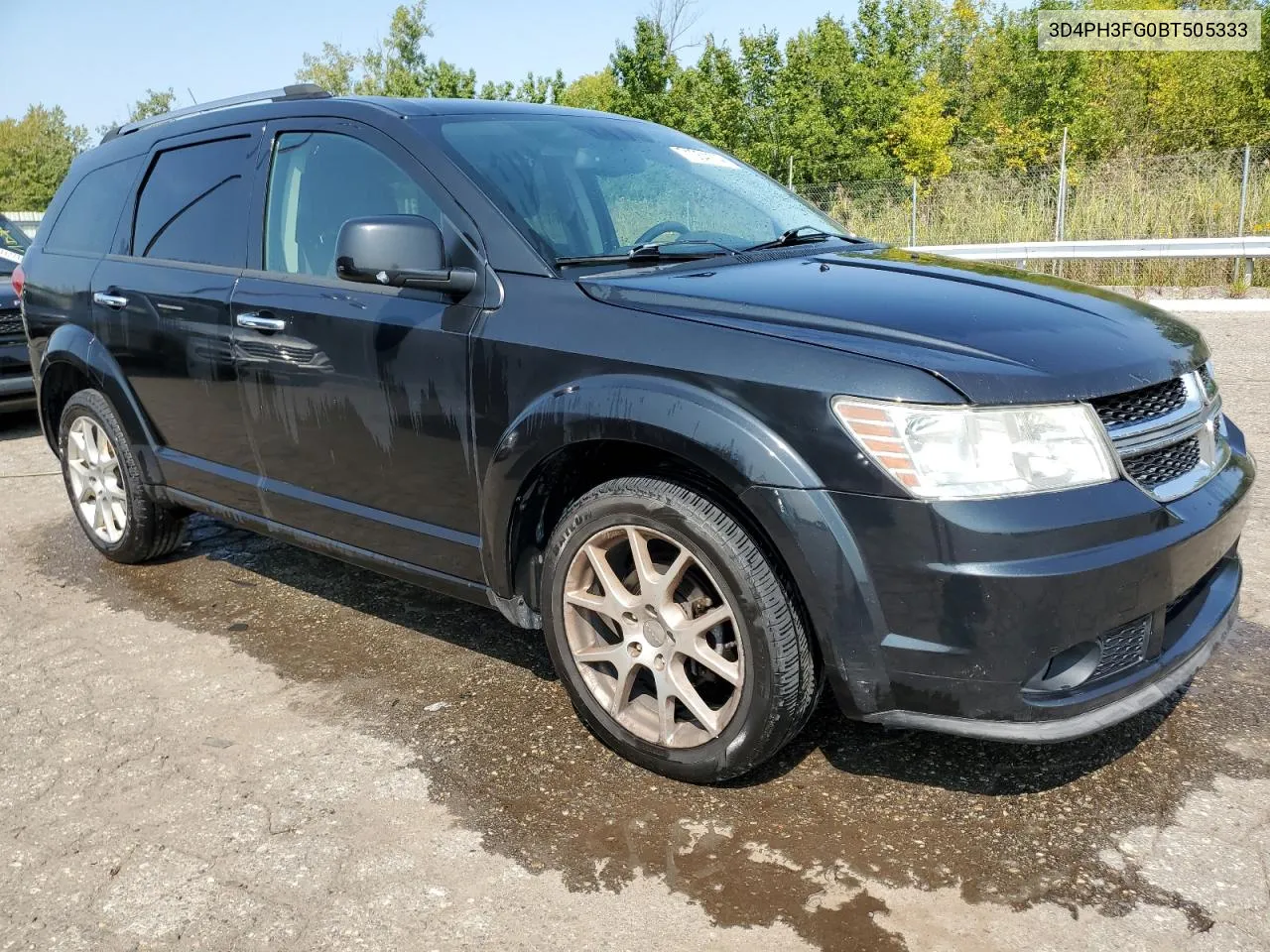 2011 Dodge Journey Crew VIN: 3D4PH3FG0BT505333 Lot: 71054114