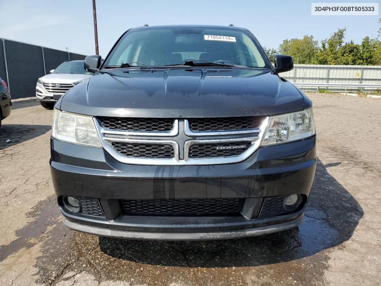 2011 Dodge Journey Crew VIN: 3D4PH3FG0BT505333 Lot: 71054114