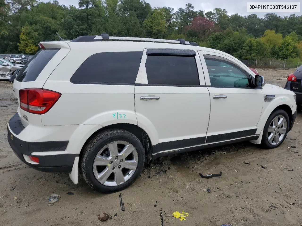 2011 Dodge Journey Lux VIN: 3D4PH9FG3BT546137 Lot: 71798244