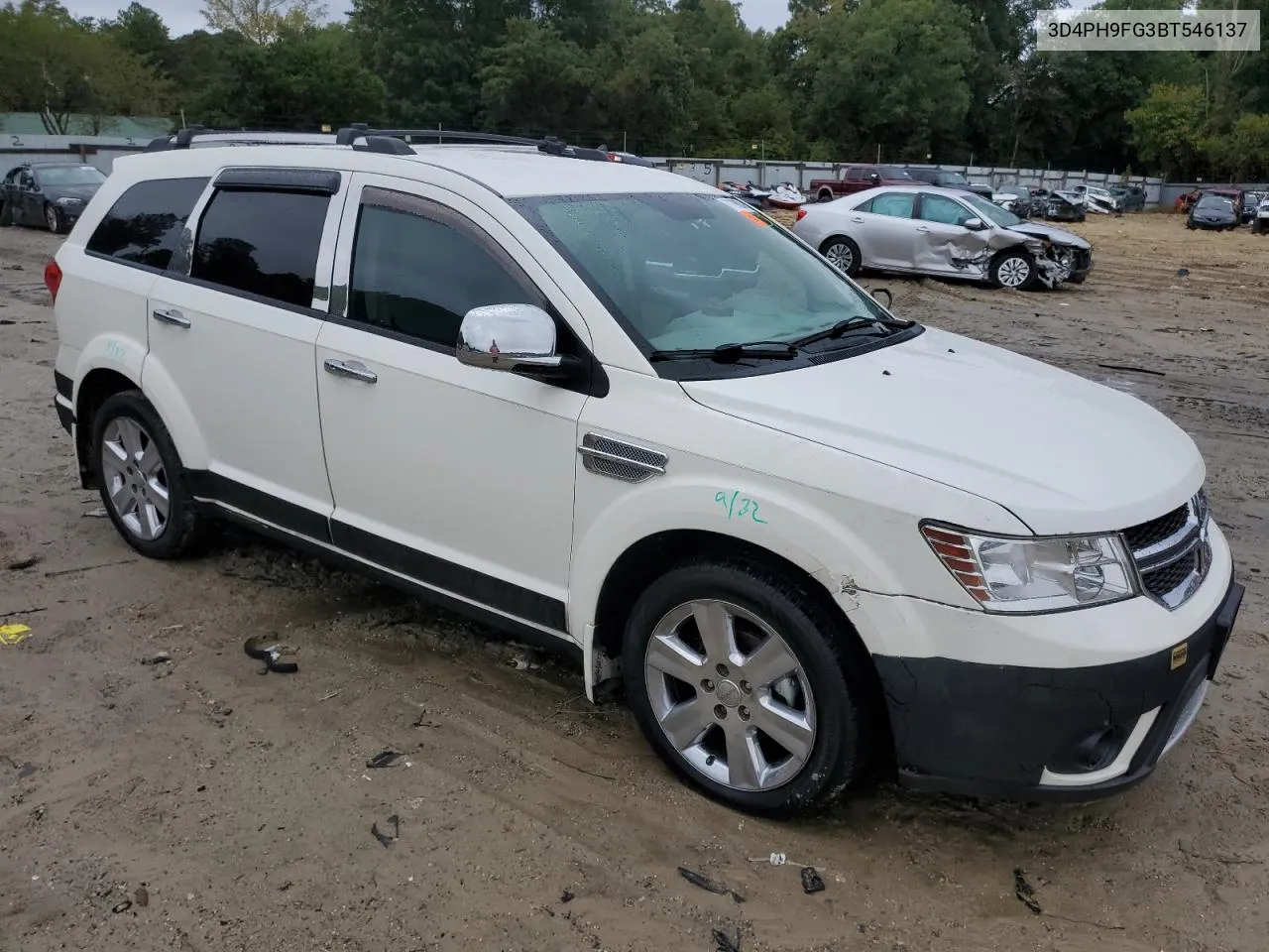 2011 Dodge Journey Lux VIN: 3D4PH9FG3BT546137 Lot: 71798244