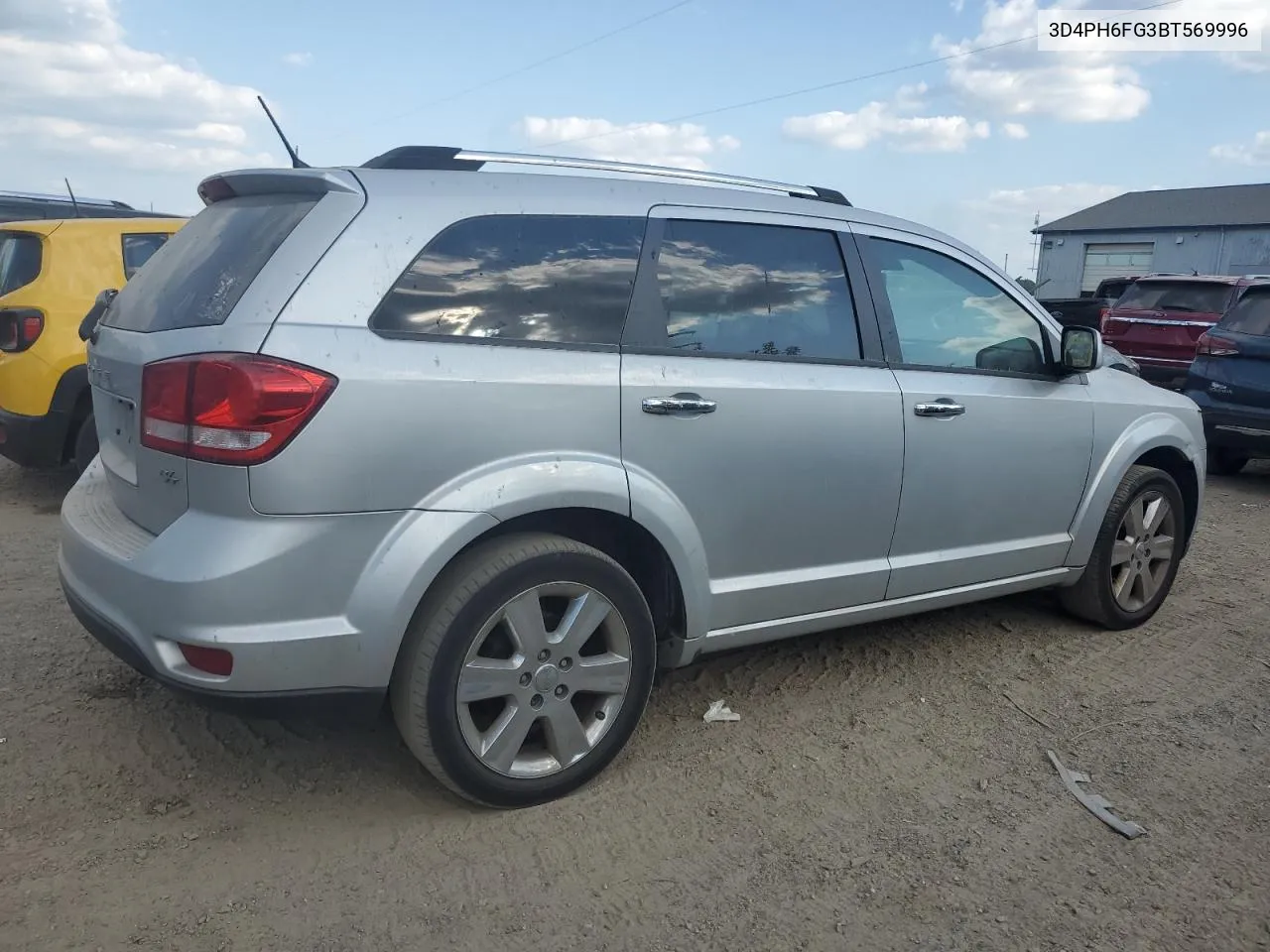 2011 Dodge Journey R/T VIN: 3D4PH6FG3BT569996 Lot: 71851954